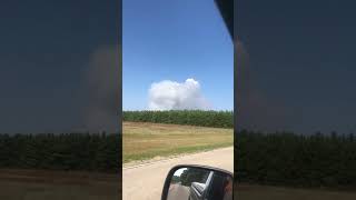 Wildfire Coloma Wisconsin [upl. by Annala]