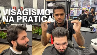 Visagismo masculino como aplicar o visagismo no cabelo de forma pratica ✂️ [upl. by Dlorej]