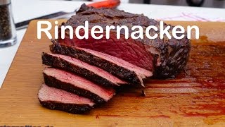 15 kg Rindernacken vom Grill  perfekt [upl. by Llenahs]