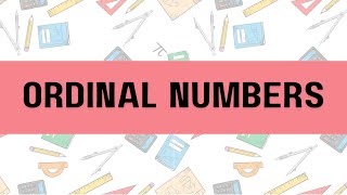 Ordinal Number [upl. by Elleral]