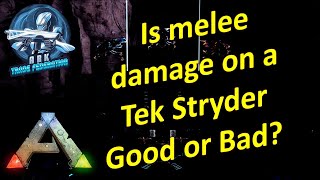 Is melee damage on a Tek Stryder Good or Bad [upl. by Ishii]