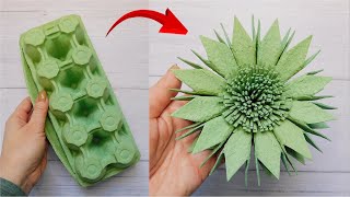 I Made Amazing Flower from Egg Cartons  Youll Love This Recycled Crafts Idea  Super Easy DIY [upl. by Osborne315]