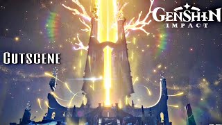 Three Realms Gateway Offering Cutscene Genshin Impact  Mobile Version [upl. by Ultan]