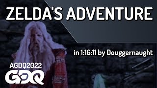 Zeldas Adventure by Douggernaught in 11611  AGDQ 2022 Online [upl. by Aldus]