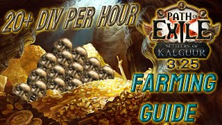 Easy Low Budget 20 Div Farming Strategy  Path of Exile 325 [upl. by Alfred827]