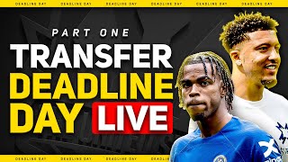 SANCHO TO CHELSEA Chukwuemeka Deal TRANSFER DEADLINE DAY LIVE [upl. by Brookner842]