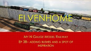 N Gauge Model Railway Scenery Bushes Episode 38 [upl. by Loftus]