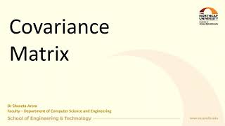 Covariance matrix computation with example  Step2 of PCA 2 [upl. by Frankie555]