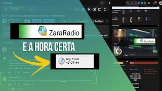 ZARARADIO Como colocar hora certa no ZaraRadio by Ebavoxx [upl. by Stokes]