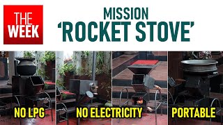 Kerala man launches threeinone Rocket Stove propelled by coconut shells and paper  The WEEK [upl. by Eohce557]