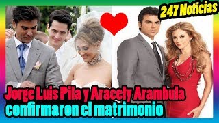 Después de exponer videos de S3X0 Jorge Luis Pila y Aracely Arambula anunciaron que se casarían [upl. by Nassir361]