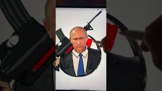 Casual drawing of Putin the Great Putin’s black suitcase drawing [upl. by Levin]