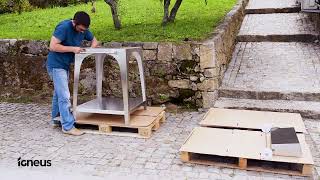 How to build Igneus pizza oven stand [upl. by Greenwell]