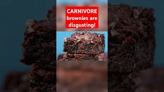 CARNIVORE brownies are disgusting carnivore keto [upl. by Mercuri74]