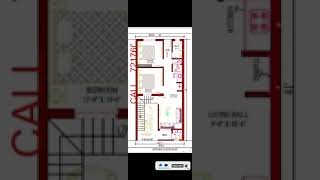 🥰🥰2041 feet House Plan 🌴🌴20 by 41 House Map 🌱🌱20 by 41 Home Plan girisharchitecture housemap [upl. by Truman]