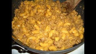 Homemade Hamburger Helper ❤❤ [upl. by Keavy]