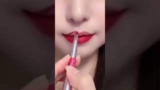 Lipstick tutorial 😍 lipsticklover lipsticktutorial lipstick lipstickhacks shorts ytshots [upl. by Annoynek]