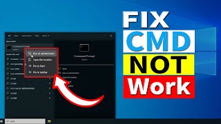 How to Fix Command Prompt Not Working in Windows 1011 CMD Not Opening After Reset Windows Password [upl. by Schou757]