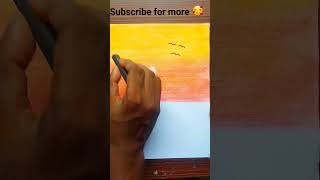 prakritik drishya ka chitra youtubeshorts drawing [upl. by Nelrac]