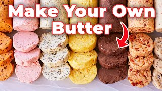 How To Make Your Own Compound Butters 5 Flavors  Bold Baking Basics [upl. by Airel406]