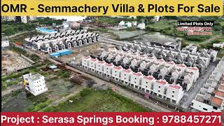 land for sale in Semmachery  Navalur Ready to Build plots omrplots chennai siruseri land [upl. by Cornelie]