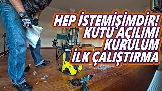 Hep İstemişimdir Karcher K5 Kutu Açılım Kurulum İlk Çalıştırma [upl. by Hgielak878]