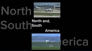 Continents of the world in aviation shorts aviation [upl. by Vincenz]