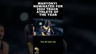 Emmanuel Wanyonyi Nominated for World Athlete of the Year 2024 [upl. by Ihcego382]