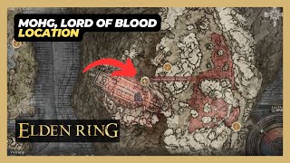 Mohg Lord of Blood Dynasty Mausoleum Midpoint Boss Location  Elden Ring [upl. by Maggy]