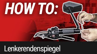 HOW TO Lenkerendenspiegel montieren gazzini [upl. by Jehial]