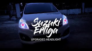 Suzuki Ertiga Upgraded Headlights  Ertiga 2013 Retrofitted Headlights [upl. by Akierdna]