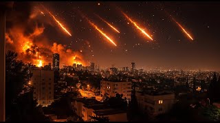 Today 3000 Iranian ballistic missiles were fired at downtown Tel Aviv Israel [upl. by Aiekal41]