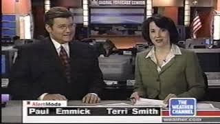 Weather Channel clip w Local Forecast 7PM8PM Sunday February 16 2003  Presidents Day Storm 2 [upl. by Fu181]