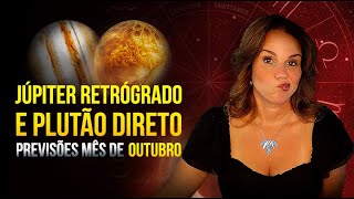 PREVISÕES PARA O MÊS DE OUTUBRO  O QUE JÚPITER RETRÓGRADO E PLUTÃO REVELAM  MÁRCIA FERVIENZA [upl. by Genia]