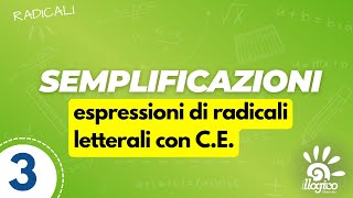 Semplificazioni di radicali letterali  3 [upl. by Fabron]