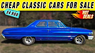 Bygone Gems 15 Classic Cars on a Budget Selling Incredibly Cheap Today [upl. by Acined]