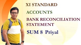 Bank Reconciliation Statement  Class 11 Accounts  Gujarat Board  PRIYAL  GSEB  BRS [upl. by Eidarb]