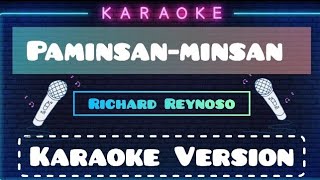 Paminsanminsan  Richard Reynoso Karaoke Version karaoke [upl. by Eioj]