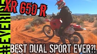 HONDA XR650R REVIEW  BRUTALLY HONEST on the BIG RED PIG oo [upl. by Lalitta]