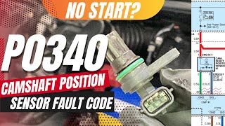 How to Test amp Fix P0340 Camshaft Position Sensor Circuit Fault Code  Fix Engine Starting Problem [upl. by Ogdan307]