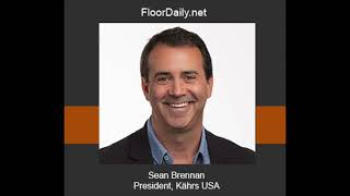 FloorDailynet Sean Brennan Discusses Kährs New USA Made Hardwood Products [upl. by Aicissej5]