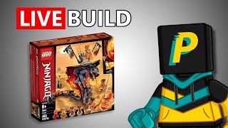 LEGO NINJAGO BUILD LIVESTREAM  Fire Fang [upl. by Ahsienaj593]