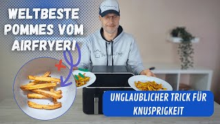 Unschlagbare Pommes im Airfryer nach Heston Blumenthal ✅ SchrittfürSchritt Anleitung [upl. by Crisey106]