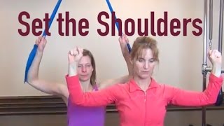 ScolioPilates Setting the Shoulder Girdle [upl. by Stagg593]