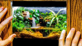 DIY Mini Marsh Waterfalls AllInOne Floating Terrarium [upl. by Golden]