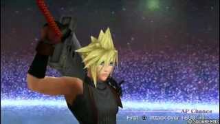 PSPMods Dissidia 012 duodecim Final Fantasy  Cloud from PS3 Tech Demo and CC Ending [upl. by Aztilay]