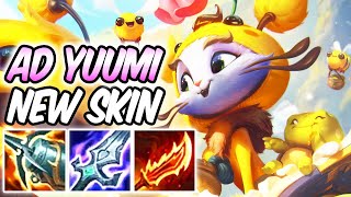 YUUBEE  NEW YUUMI SKIN AD YUUMI MID GAMEPLAY  New ONHIT Build amp Runes  League of Legends  S11 [upl. by Asamot]