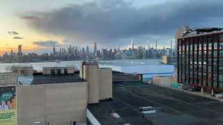 Morning Manhattan Skyline Timelapse from the Hoxton Hotel [upl. by Essilrahc]