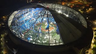 Tropicana Field roof RIPPED off what happens to the Rays [upl. by Yehus]