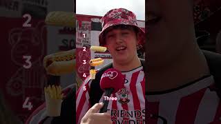 Southampton fan blind ranks matchday food 🌭 SaintsFC premierleague football Food UtilitaGiving [upl. by Favien]